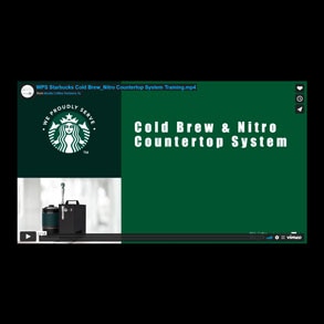 thumbnail of video about the Cold Brew and Nitro Countertop System