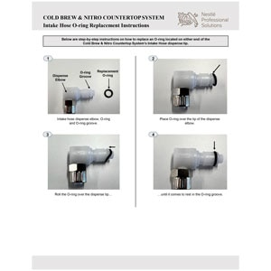 WPS Cold Brew & Nitro Countertop System Intake Hose O-ring Replacement Instructions